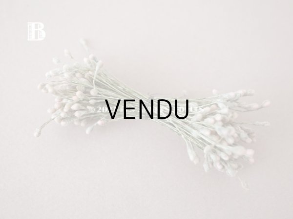 画像4: 【12周年セール対象外】アンティーク ペップ 布花用 花芯 ピンク＆グリーン (4)