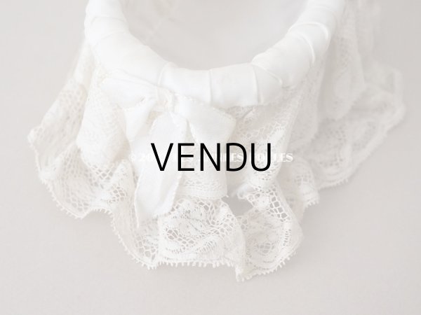 画像5: 【12周年セール対象外】アンティーク ミニョネット用ベッド  (5)