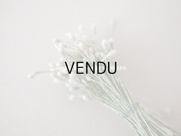 画像5: 【12周年セール対象外】アンティーク ペップ 布花用 花芯 ピンク＆グリーン (5)