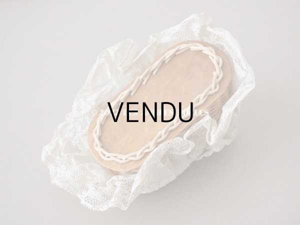 画像9: 【12周年セール対象外】アンティーク ミニョネット用ベッド  (9)