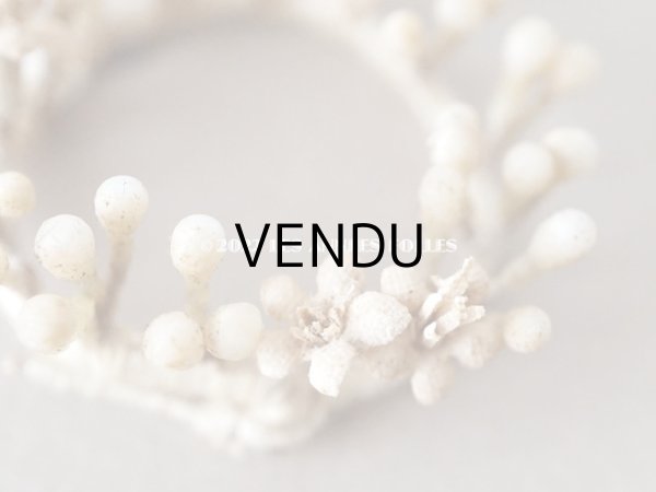 画像6: 【12周年セール対象外】1900年代 アンティーク ミニョネット用 ワックスフラワーのとても小さなティアラ (6)