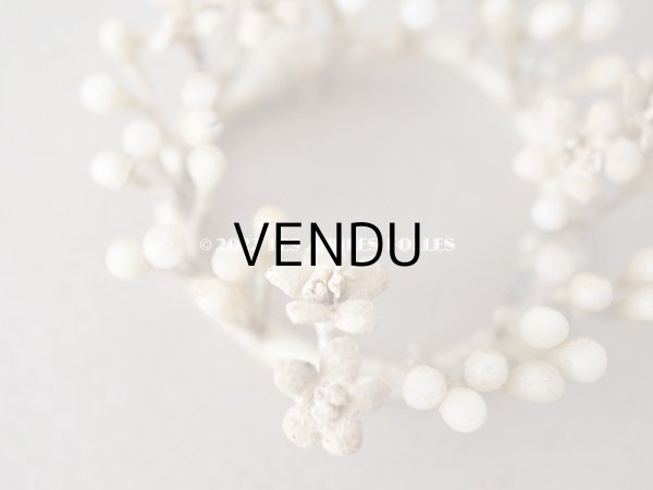 画像4: 【12周年セール対象外】1900年代 アンティーク ミニョネット用 ワックスフラワーのとても小さなティアラ (4)