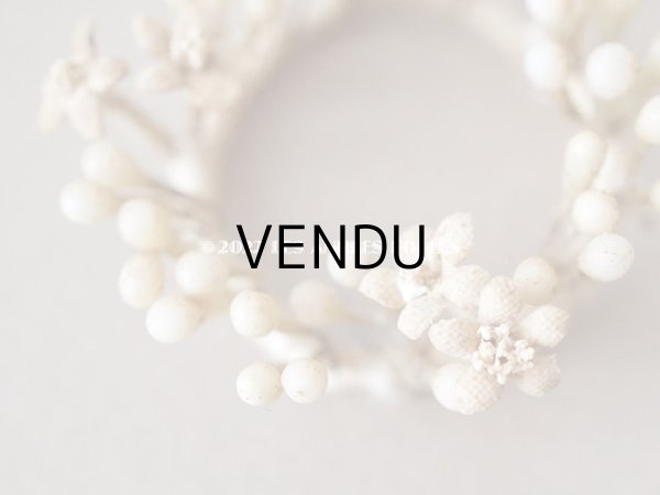 画像5: 【12周年セール対象外】1900年代 アンティーク ミニョネット用 ワックスフラワーのとても小さなティアラ (5)