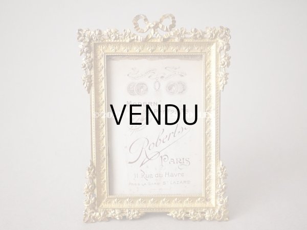 画像7: 【12周年セール対象外】アンティーク フォトフレーム  リボン＆薔薇のガーランド　ルイ16世スタイル (7)