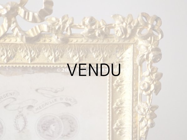 画像11: 【12周年セール対象外】アンティーク フォトフレーム  リボン＆薔薇のガーランド　ルイ16世スタイル (11)