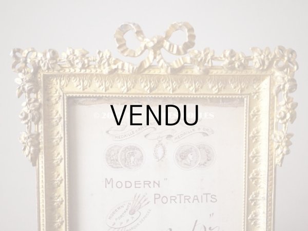 画像8: 【12周年セール対象外】アンティーク フォトフレーム  リボン＆薔薇のガーランド　ルイ16世スタイル (8)