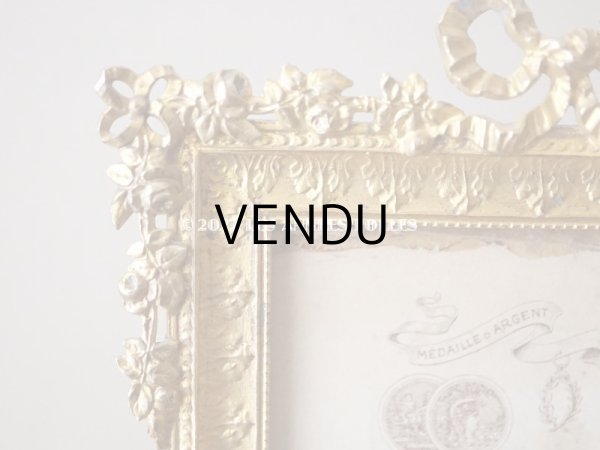 画像10: 【12周年セール対象外】アンティーク フォトフレーム  リボン＆薔薇のガーランド　ルイ16世スタイル (10)