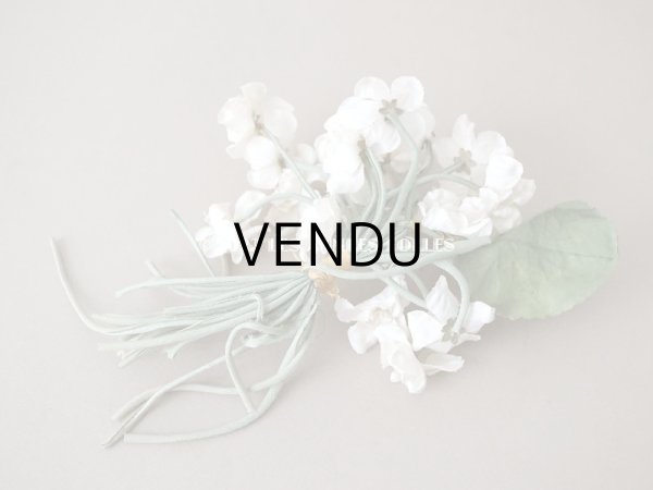 画像6: 【12周年セール対象外】1900年代 アンティーク 菫の布花 パルマスミレ (6)