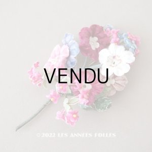 画像: アンティーク ベルベットの布花　