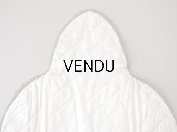 画像11: アンティーク シルク製 ハンキーケース ロココトリム＆レース　グレイッシュブルー ハンカチ用ポシェット - A LA PENSEE PARIS - (11)