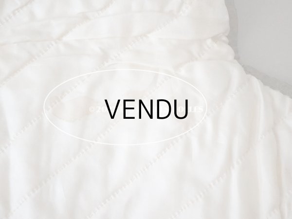 画像12: アンティーク シルク製 ハンキーケース ロココトリム＆レース　グレイッシュブルー ハンカチ用ポシェット - A LA PENSEE PARIS - (12)