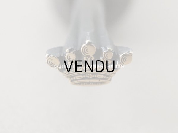 画像6: 19世紀末 アンティーク 王冠紋章　箔押し用のこて (6)