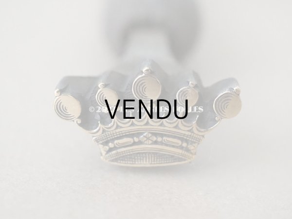 画像5: 19世紀末 アンティーク 王冠紋章　箔押し用のこて (5)