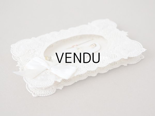 画像5: 19世紀末 アンティーク  初聖体の立体カニヴェ  ポップアップ クロモ 薔薇模様 (5)