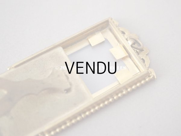 画像8: アンティーク とても小さなフォトフレーム  リボンモチーフ付き (8)