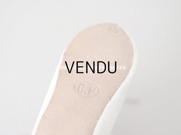 画像6: アンティーク ドールシューズ レザーブーツ CP 8 1/2 約6.5cm (6)