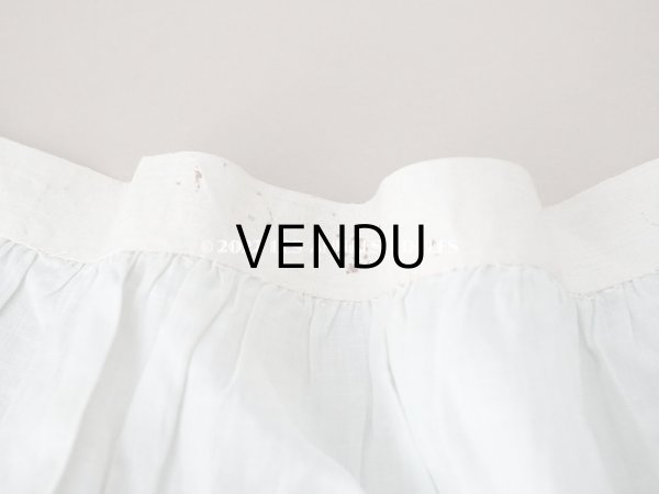 画像6: 1900年代 アンティーク  ドレスの裾  パウダーブルー　1.75m 幅広26cm  (6)