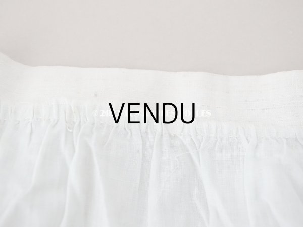 画像7: 1900年代 アンティーク  ドレスの裾  パウダーブルー　1.75m 幅広26cm  (7)