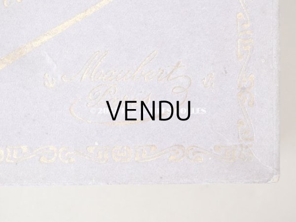 画像5: アンティーク 菫のソープボックス  - MAUBERT PARIS - (5)