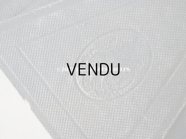 画像10: アンティーク 本革製 フォトフレーム  百合の紋章 (10)