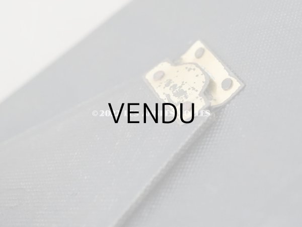 画像9: アンティーク 本革製 フォトフレーム  百合の紋章 (9)