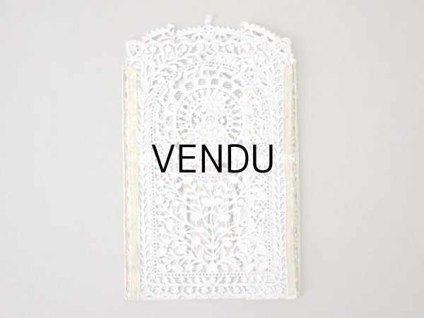 画像3: 19世紀末 アンティーク  初聖体の立体カニヴェ  ポップアップ クロモ 扉付き (3)