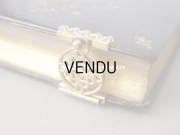 画像6: 1873年 アンティーク 小さなミサ典書 ゴールドの装飾　 (6)