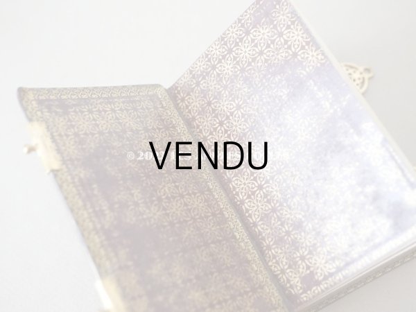 画像9: 1873年 アンティーク 小さなミサ典書 ゴールドの装飾　 (9)