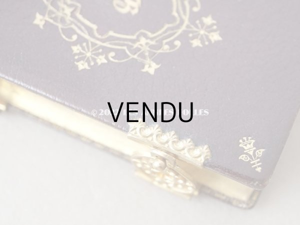 画像7: 1873年 アンティーク 小さなミサ典書 ゴールドの装飾　 (7)