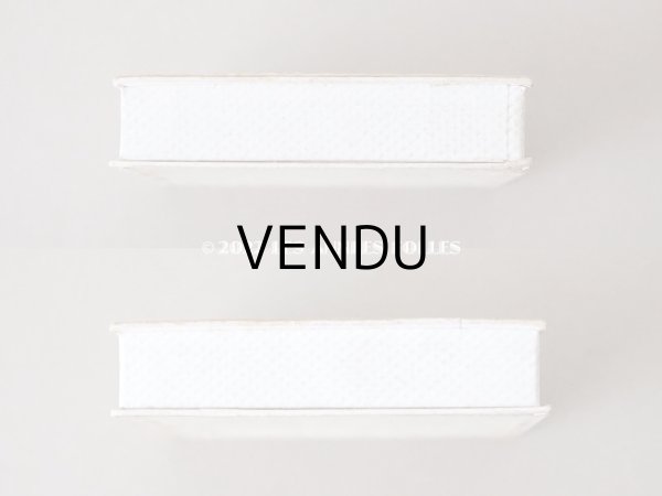 画像6: アンティーク 鈴蘭と鳥の小さな紙箱　パウダーピンクの縁取り  (6)