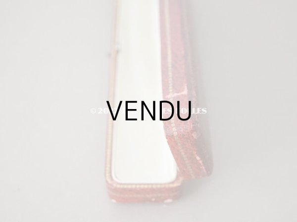 画像6: アンティーク 金彩入り　ジュエリーボックス　赤＆黒 (6)