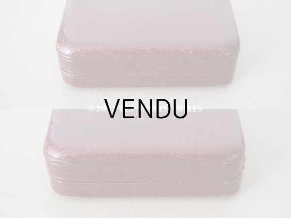 画像5: アンティーク  本革製 ジュエリーボックス　ボルドー (5)