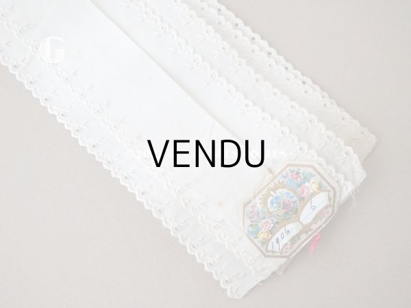 画像7: アンティーク カットワークレース (7)