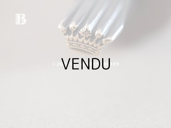 画像5: 19世紀末 アンティーク 王冠紋章　箔押し用のこて (5)