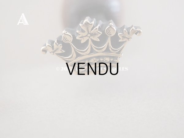 画像4: 19世紀末 アンティーク 王冠紋章　箔押し用のこて (4)