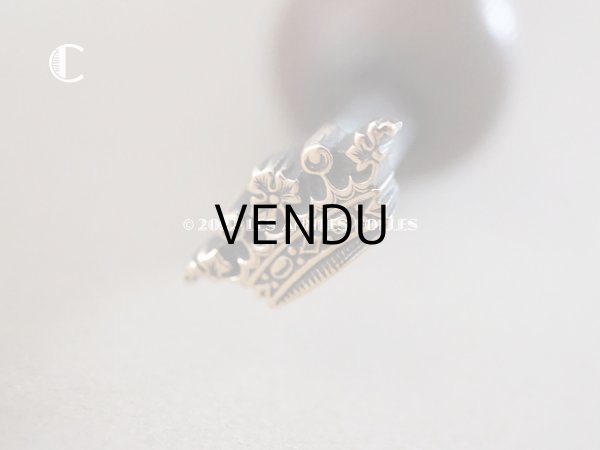 画像6: 19世紀末 アンティーク 王冠紋章　箔押し用のこて (6)