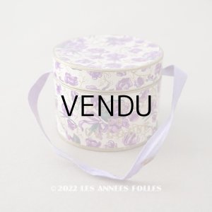 画像: アンティーク 菫の砂糖菓子の紙箱 VIOLETTES DE TOULOUSE