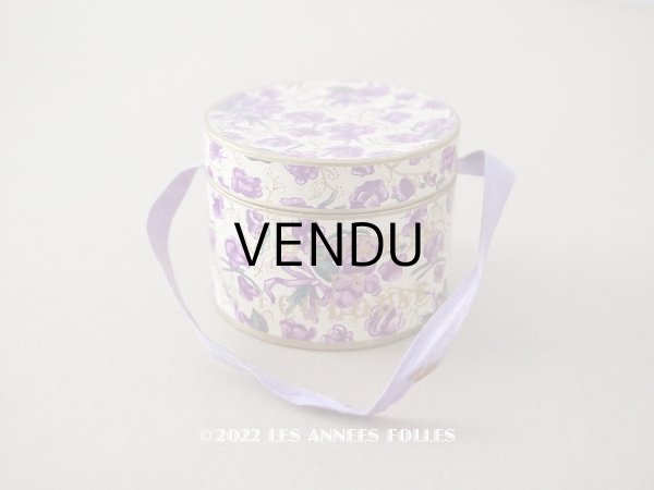 画像1: アンティーク 菫の砂糖菓子の紙箱 VIOLETTES DE TOULOUSE (1)