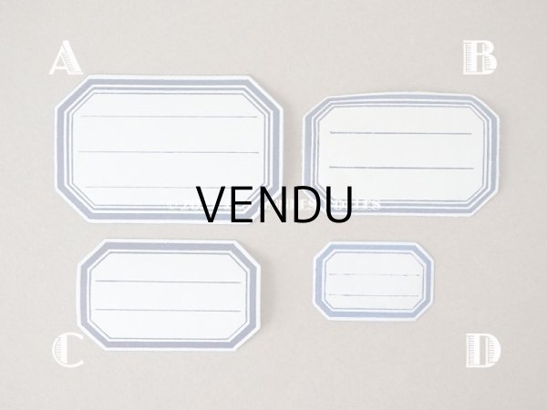 画像6: アンティーク メルスリーのラベル 箱入り 約80枚セット (S) 4×2.5cm (6)