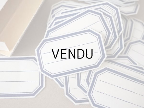 画像2: アンティーク メルスリーのラベル 箱入り 約80枚セット (S) 4×2.5cm (2)