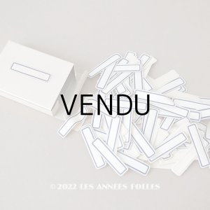 画像: アンティーク メルスリーのラベル 箱入り 約150枚セット (XS) 4×1cm