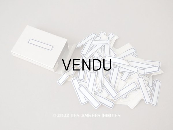 画像1: アンティーク メルスリーのラベル 箱入り 約150枚セット (XS) 4×1cm (1)
