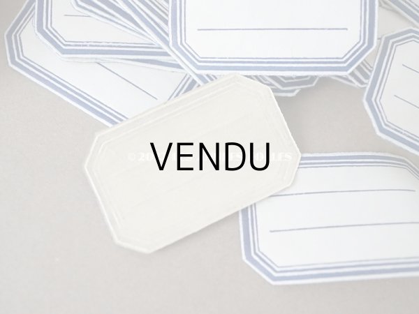 画像4: アンティーク メルスリーのラベル 箱入り 約70枚セット (M) 4.2×2.7cm (4)