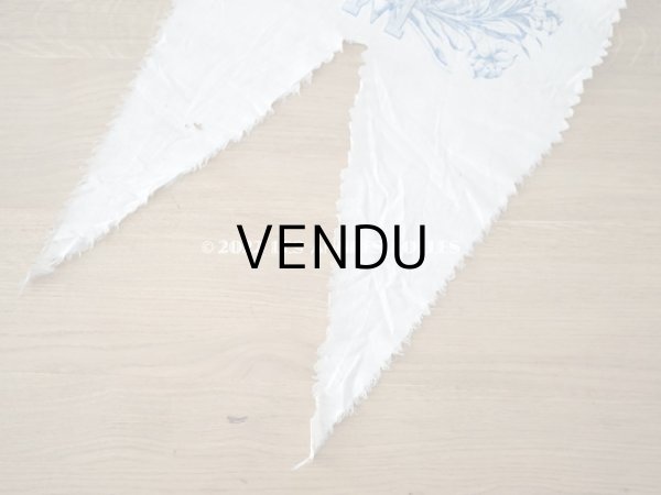 画像5:  アンティーク 教会の旗 天使 (5)