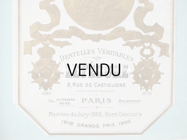 画像4: アンティーク　 レース店の紙箱 - LEFEBURE PARIS - (4)