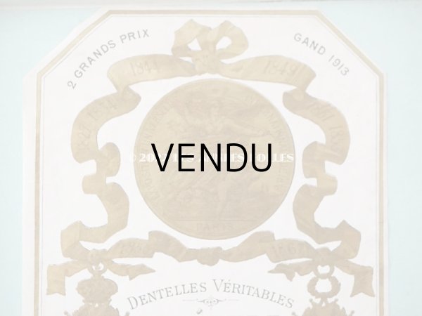 画像3: アンティーク　 レース店の紙箱 - LEFEBURE PARIS - (3)