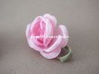 画像5: アンティーク  小さな薔薇の布花 2ピースのセット　ピンク (5)