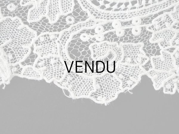 画像12: アンティーク ポワンドローズ  結婚式のハンカチ  【ポワン・ド・ローズ】　【ポワン・ド・ガーズ】  (12)