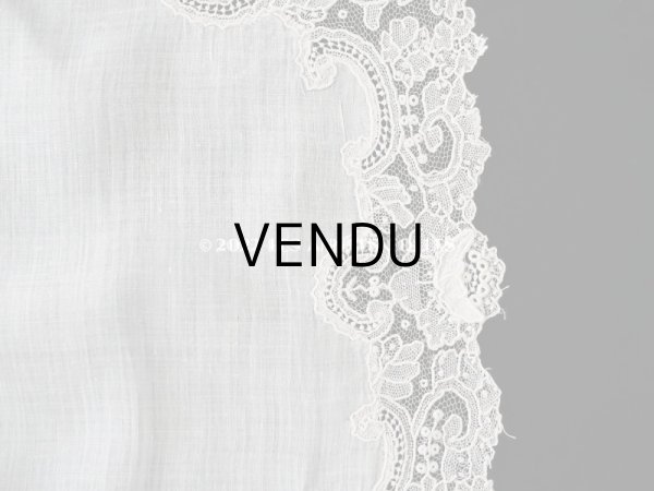 画像7: アンティーク ポワンドローズ  結婚式のハンカチ  【ポワン・ド・ローズ】　【ポワン・ド・ガーズ】  (7)