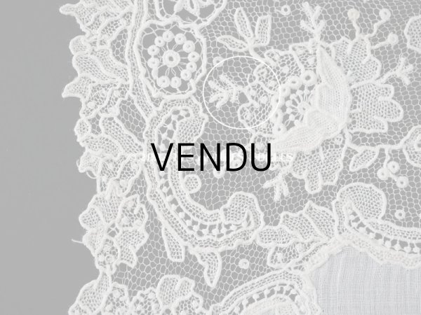 画像11: アンティーク ポワンドローズ  結婚式のハンカチ  【ポワン・ド・ローズ】　【ポワン・ド・ガーズ】  (11)